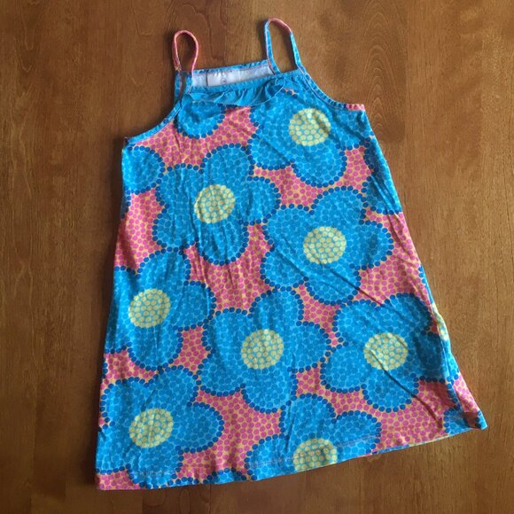 Hanna Andersson Other - Hanna Andersson Blue Pink Yellow Floral Sundress